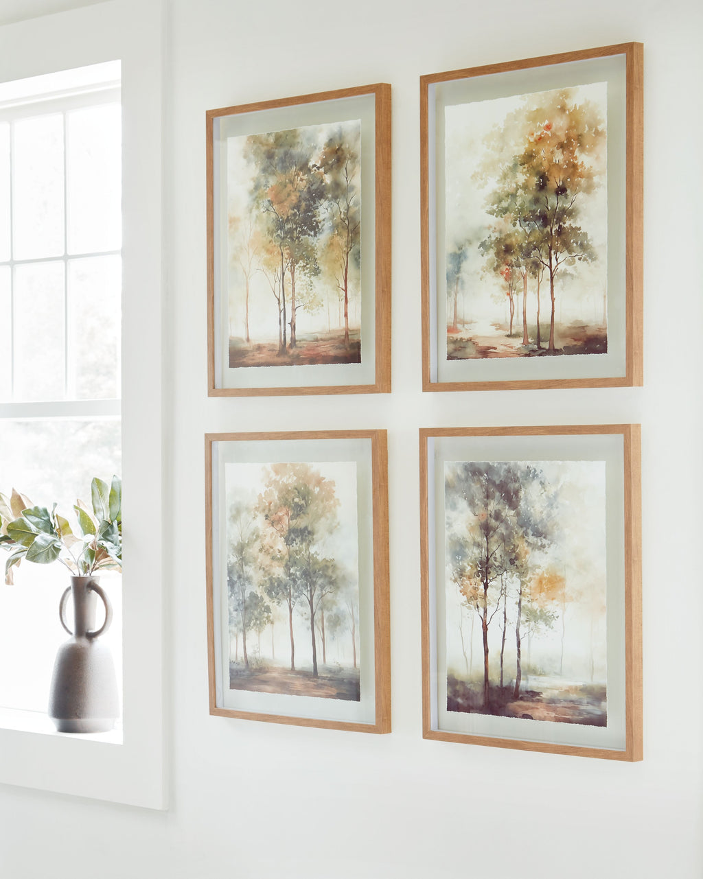 Bryneford - Multi - Ensemble d'art mural (lot de 4)