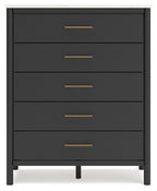Cadmori - Commode large à cinq tiroirs