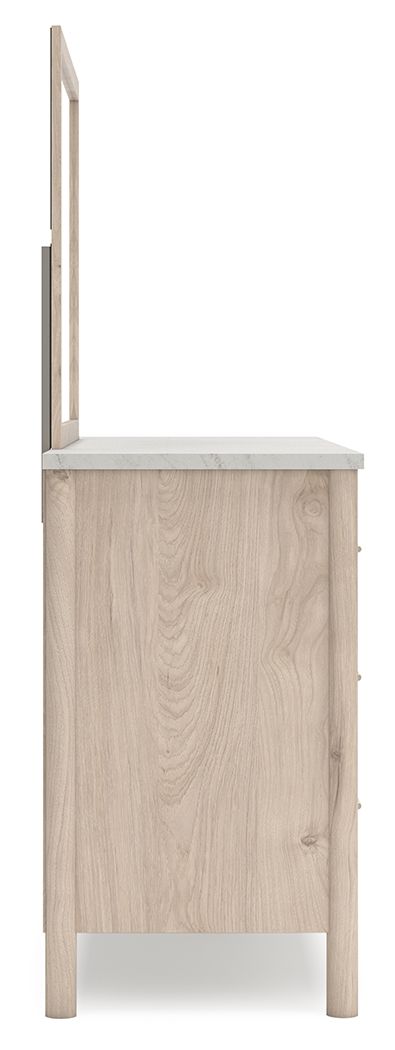 Cadmori - Bicolore - Commode et miroir