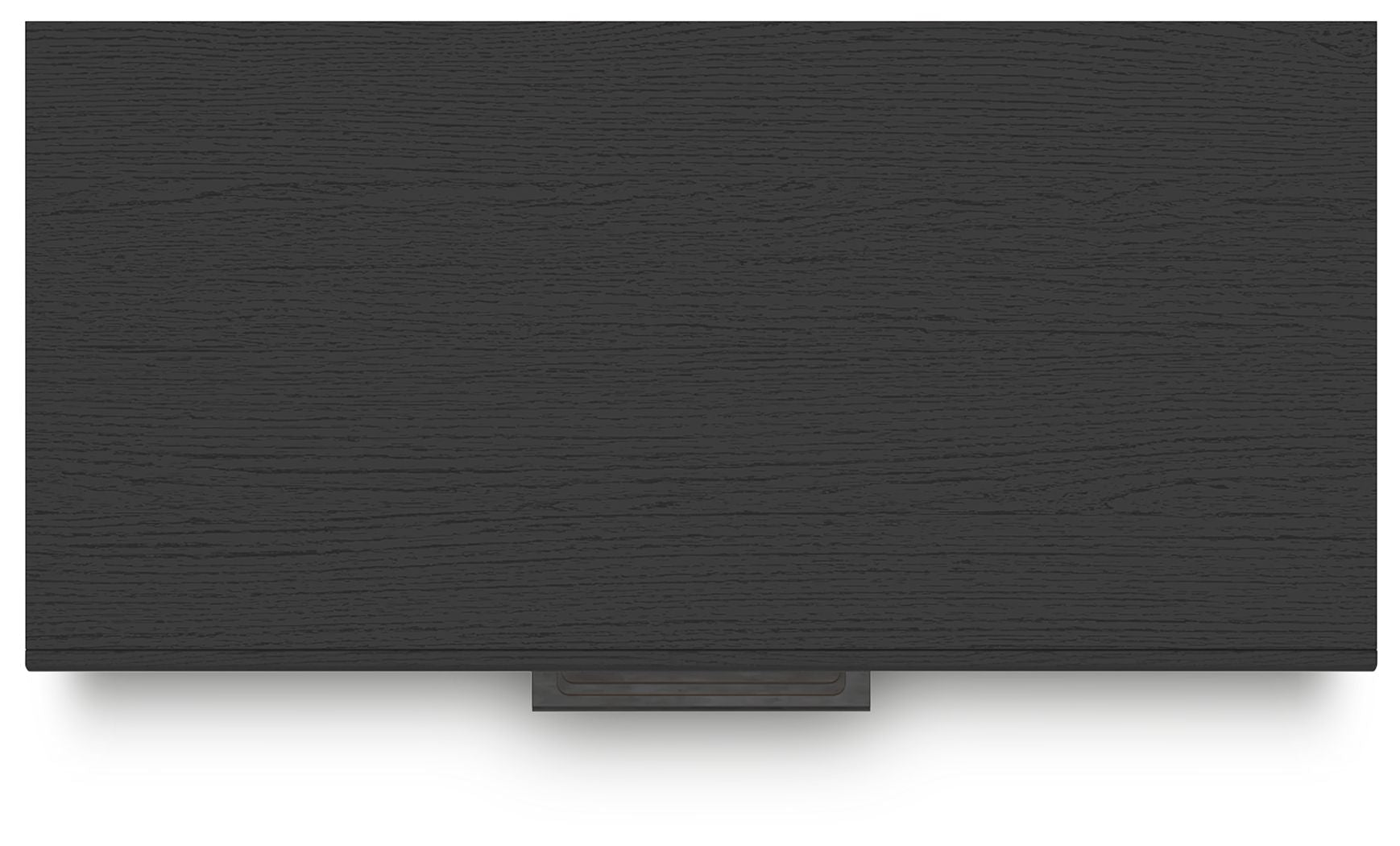 Vertani - Noir / Marron miel - Commode cinq tiroirs