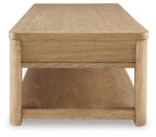 Rencott - Marron clair - Table basse rectangulaire