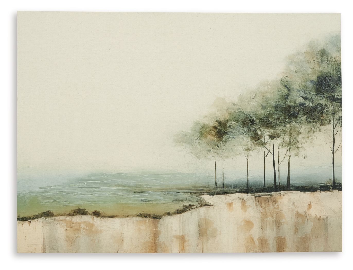 Donry - Beige / Vert - Décoration murale