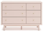Wistenpine - Blush - Commode à six tiroirs