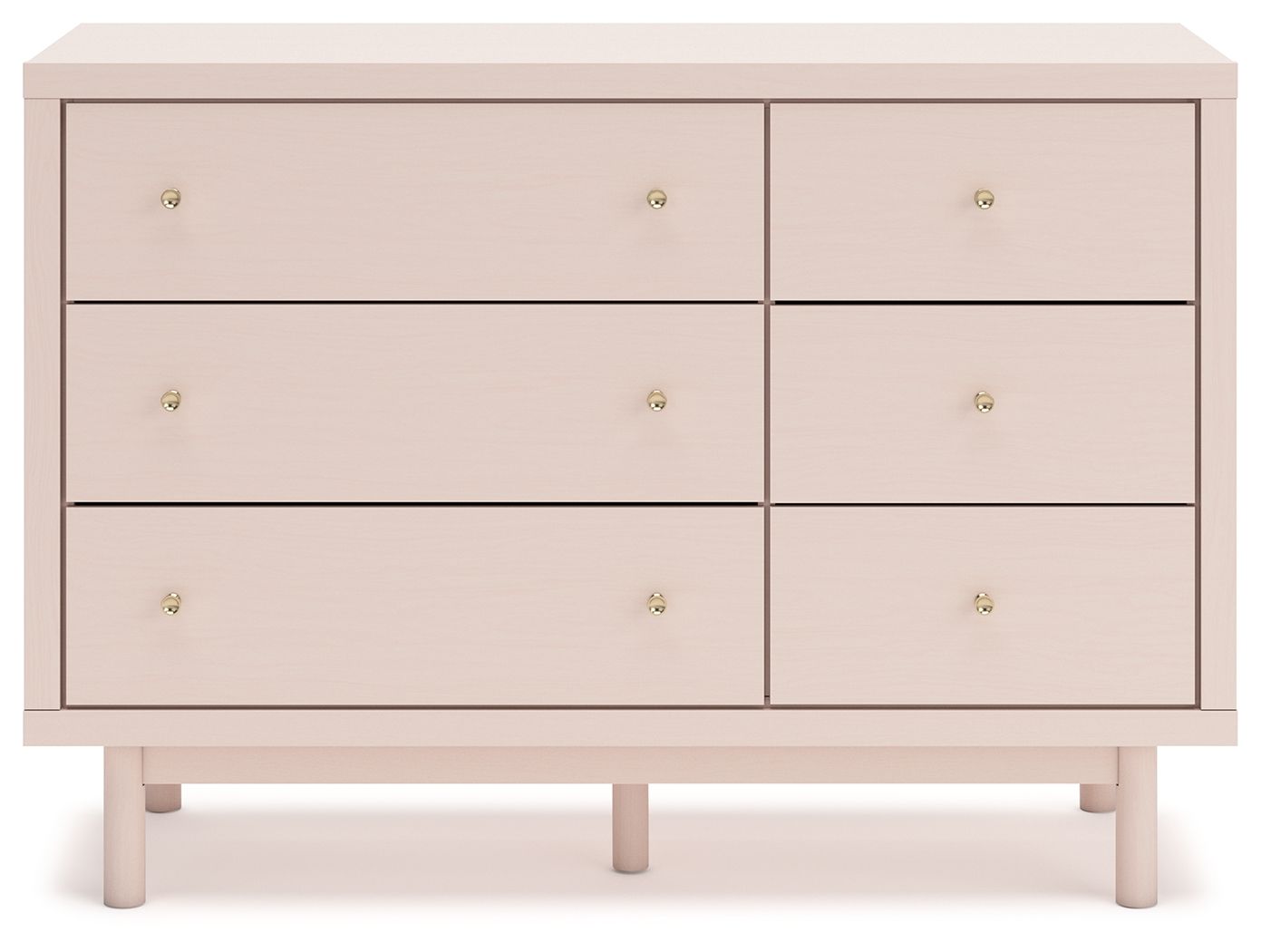 Wistenpine - Blush - Commode à six tiroirs