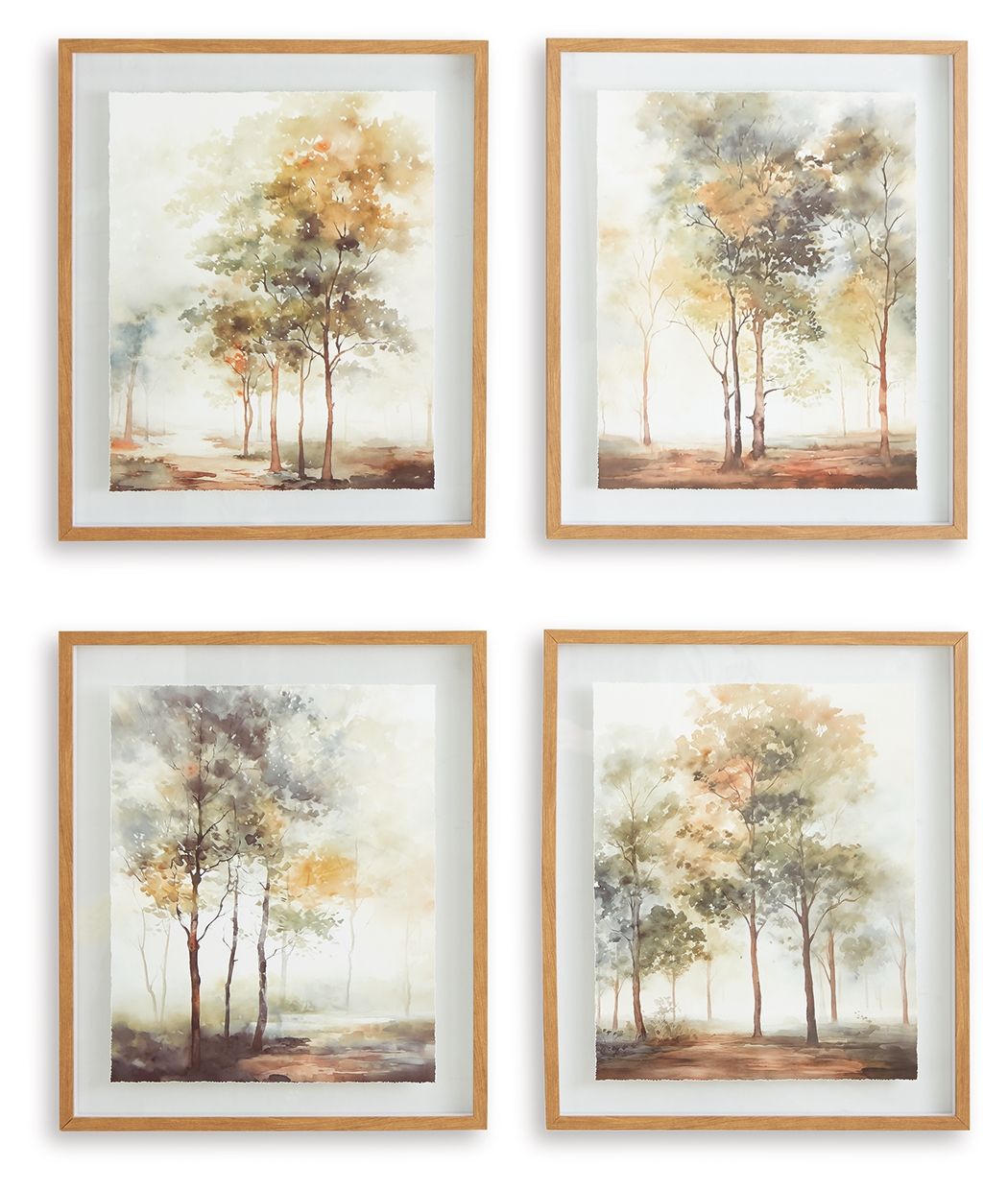 Bryneford - Multi - Ensemble d'art mural (lot de 4)