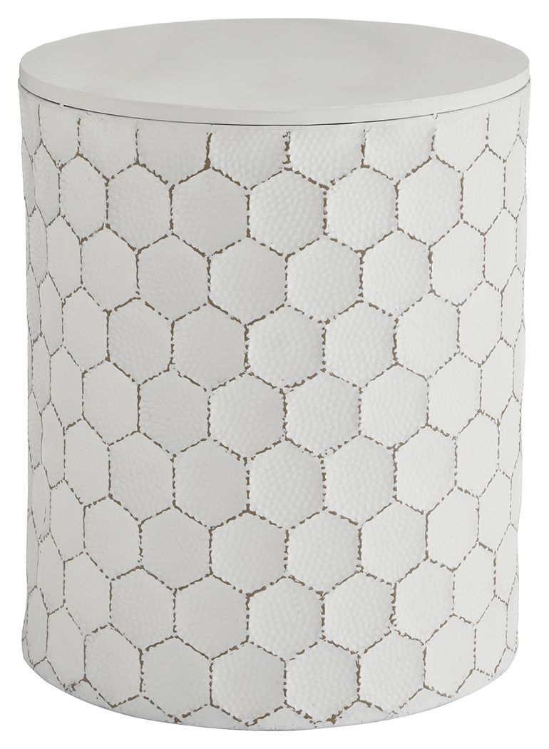 Polly - Blanc - Tabouret