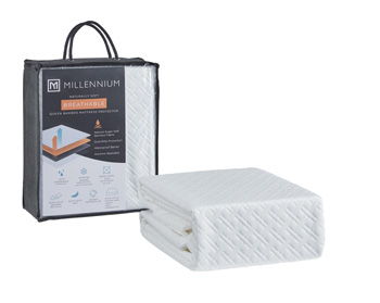 Protecteur de base - Blanc - Protège-matelas Queen (ensemble de 4)
