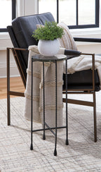 Newgoren - Transparent / Noir - Table d'appoint