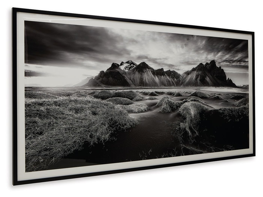 Delstone - Noir / Blanc - Art mural