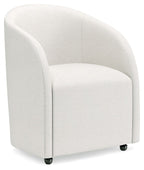 Korestone - Brun chaud - Ensemble 3 pièces - Bureau, chaise et crédence