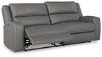 Brixworth - Ardoise - Canapé inclinable 2 places