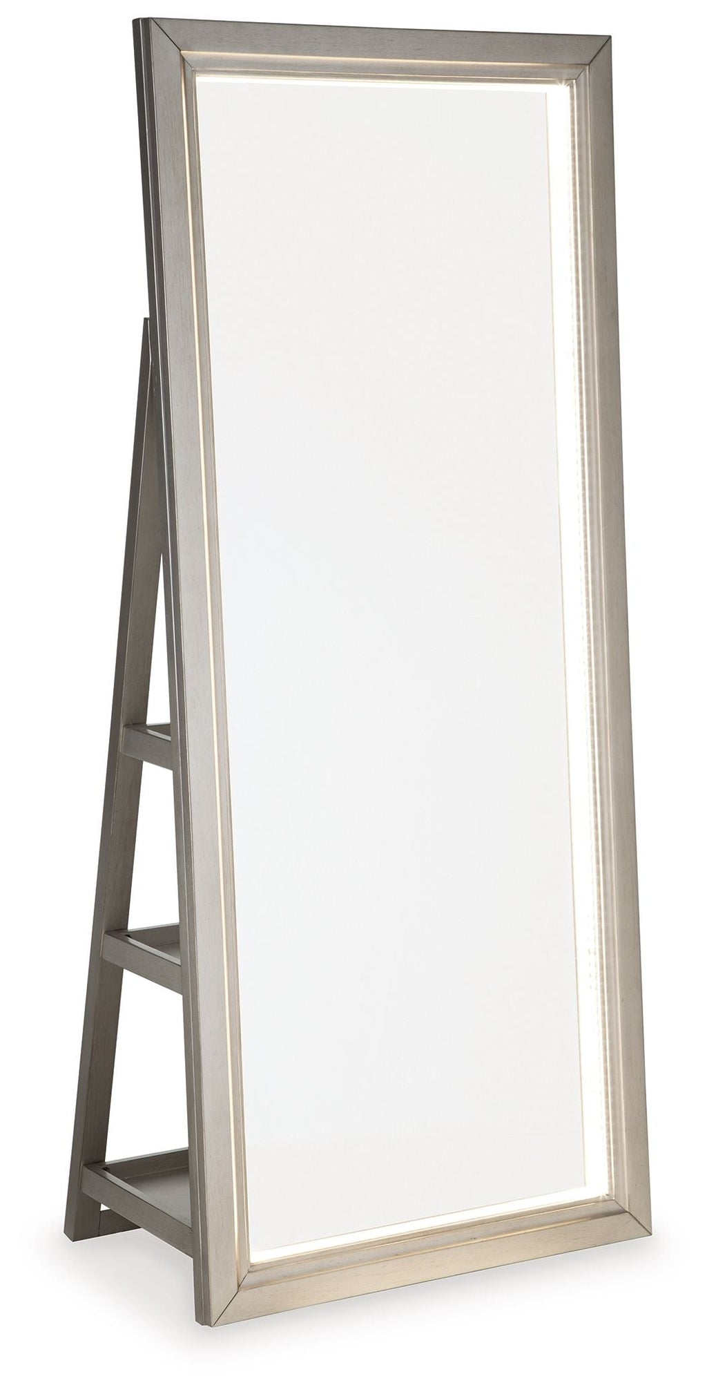 Evesen - Champagne - Miroir sur pied/rangement