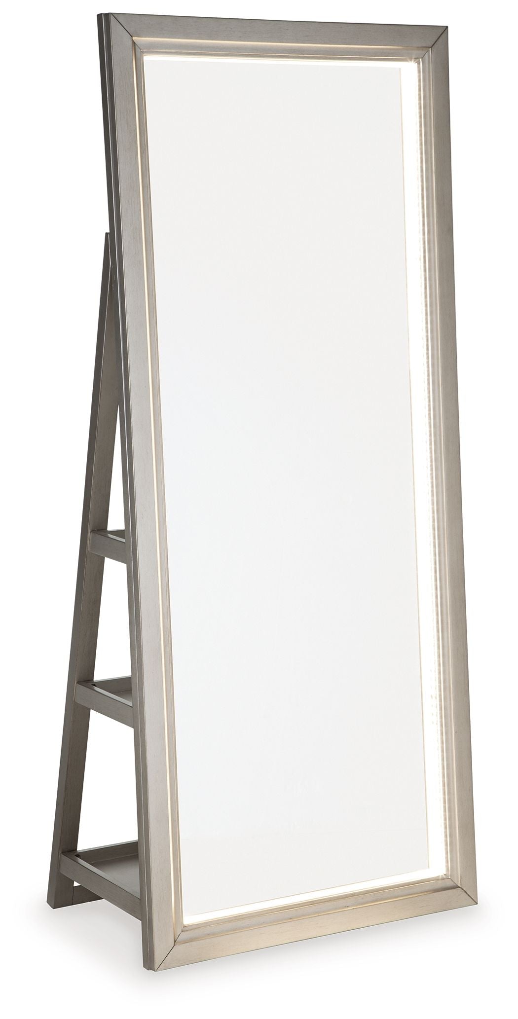 Evesen - Champagne - Miroir sur pied/rangement