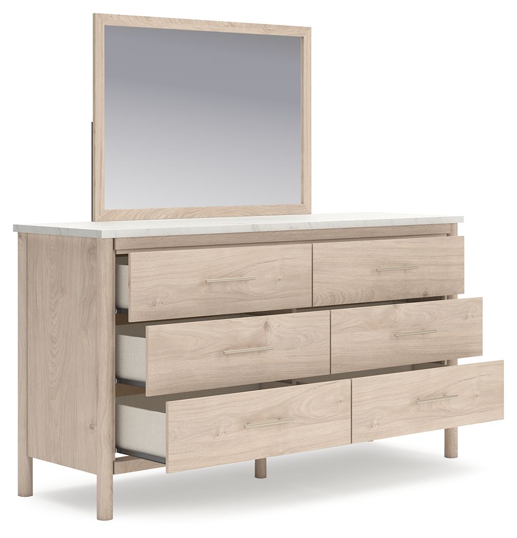 Cadmori - Bicolore - Commode et miroir