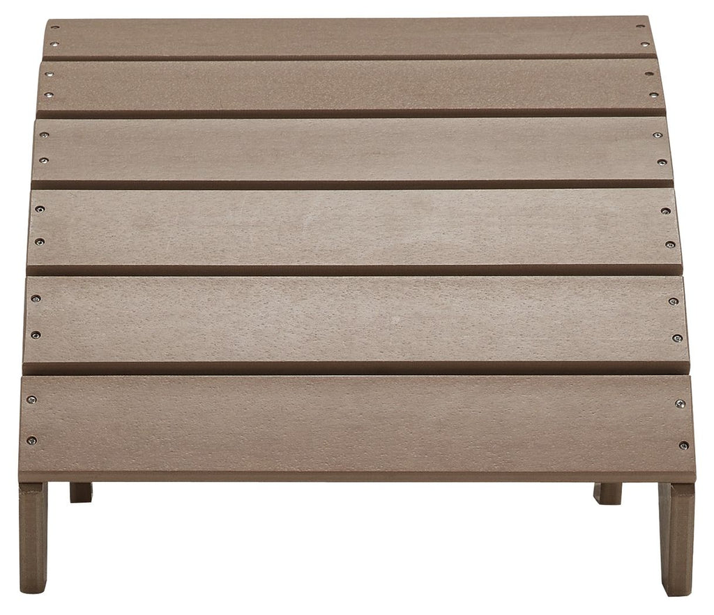 Sundown Treasure - 2 pièces - Chaise Adirondack et pouf