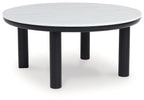 Xandrum - Noir / Blanc - Ensemble de tables d'appoint (lot de 3)