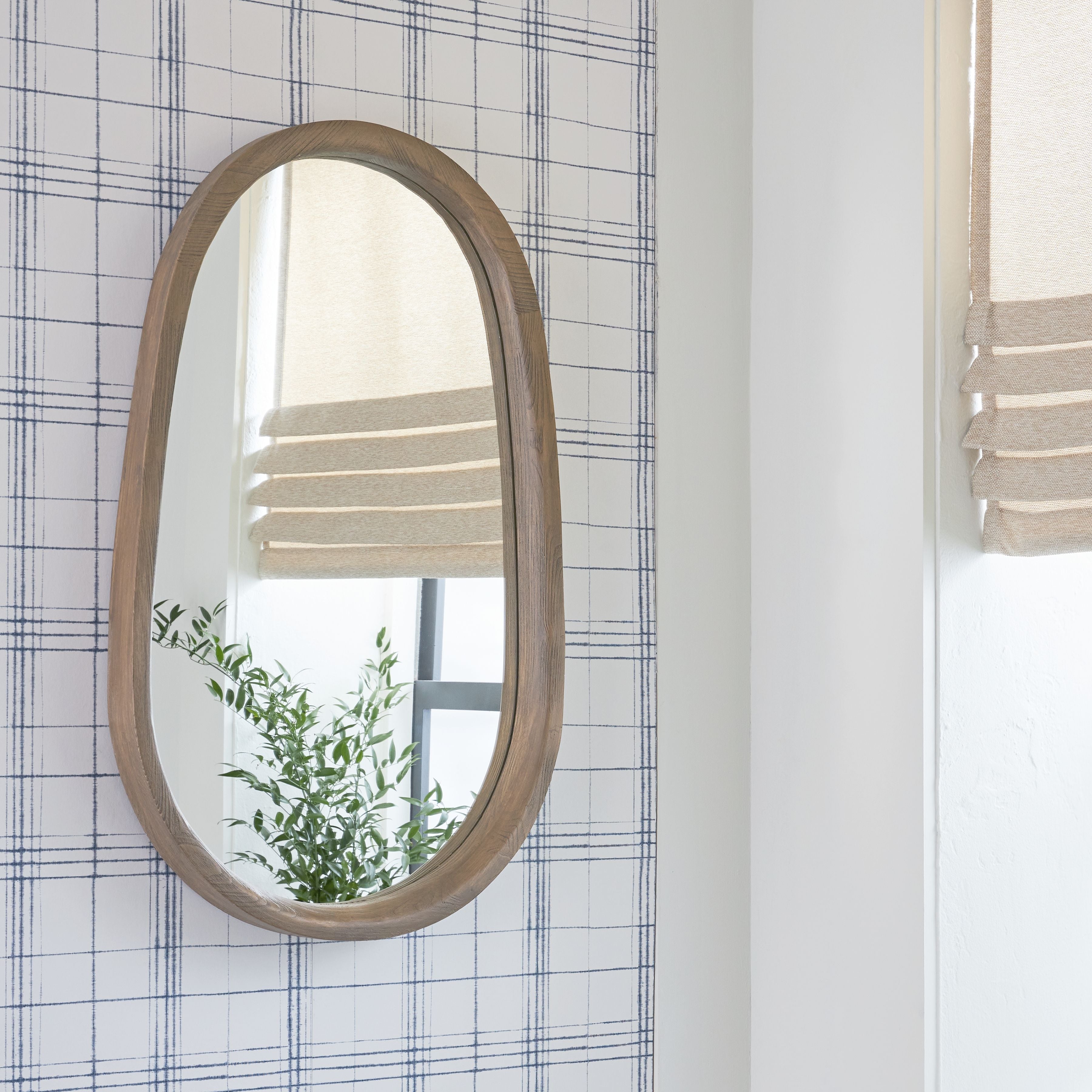 Aarilynn - Brun antique - Miroir d'appoint