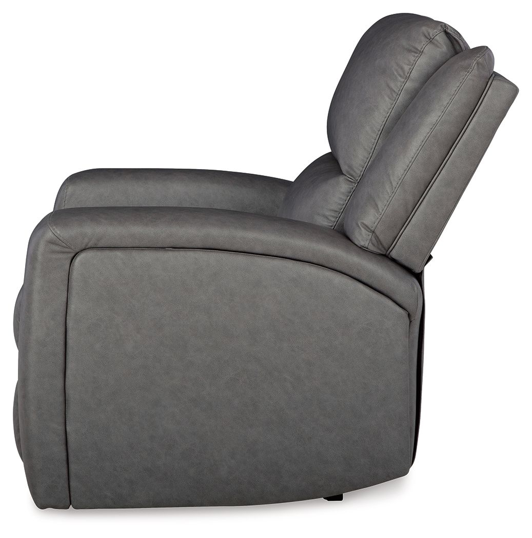 Brixworth - Ardoise - Fauteuil inclinable sans paroi