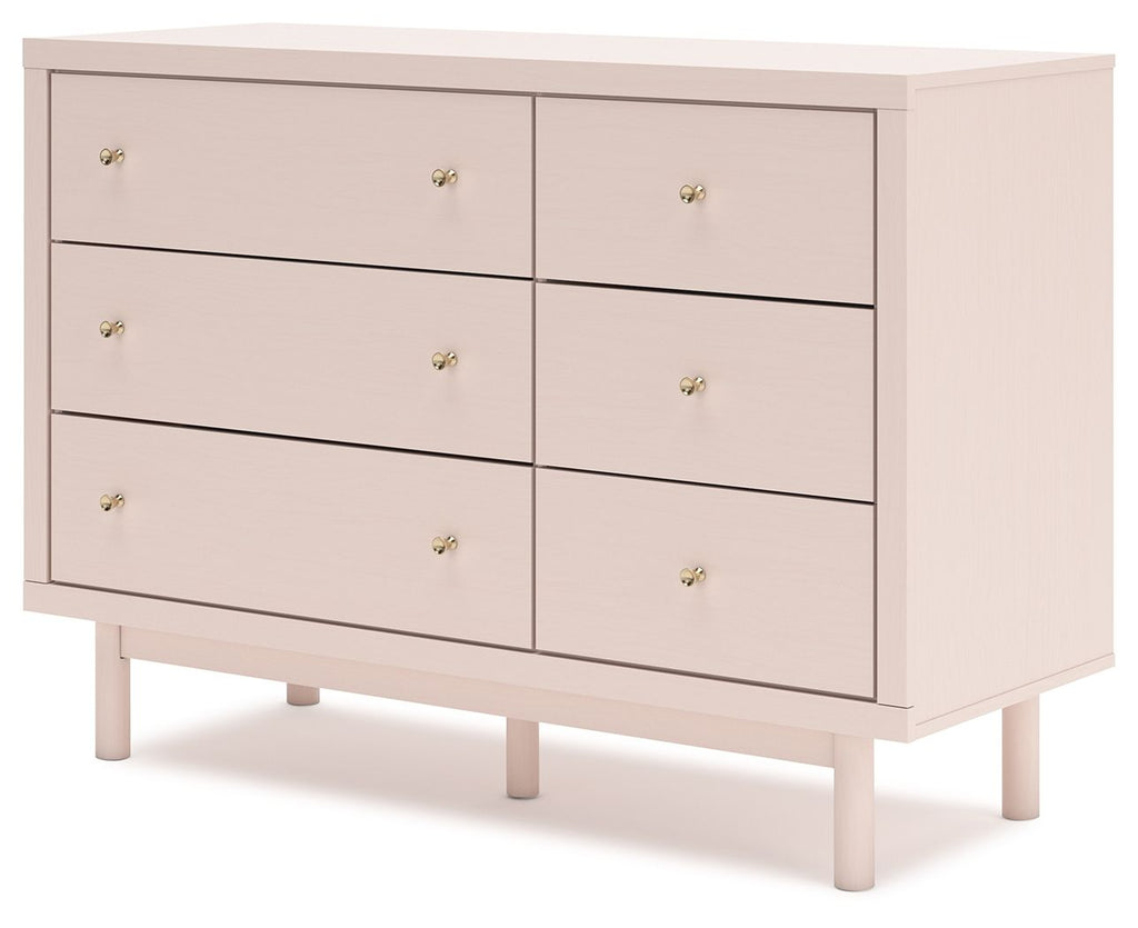 Wistenpine - Blush - Commode à six tiroirs