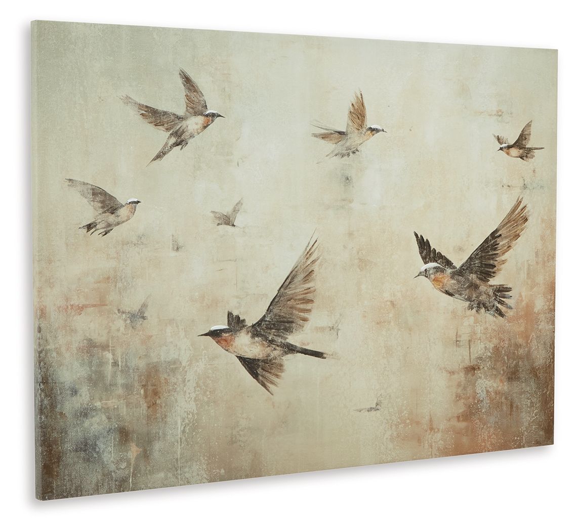 Collmund - Gris / Marron - Décoration murale