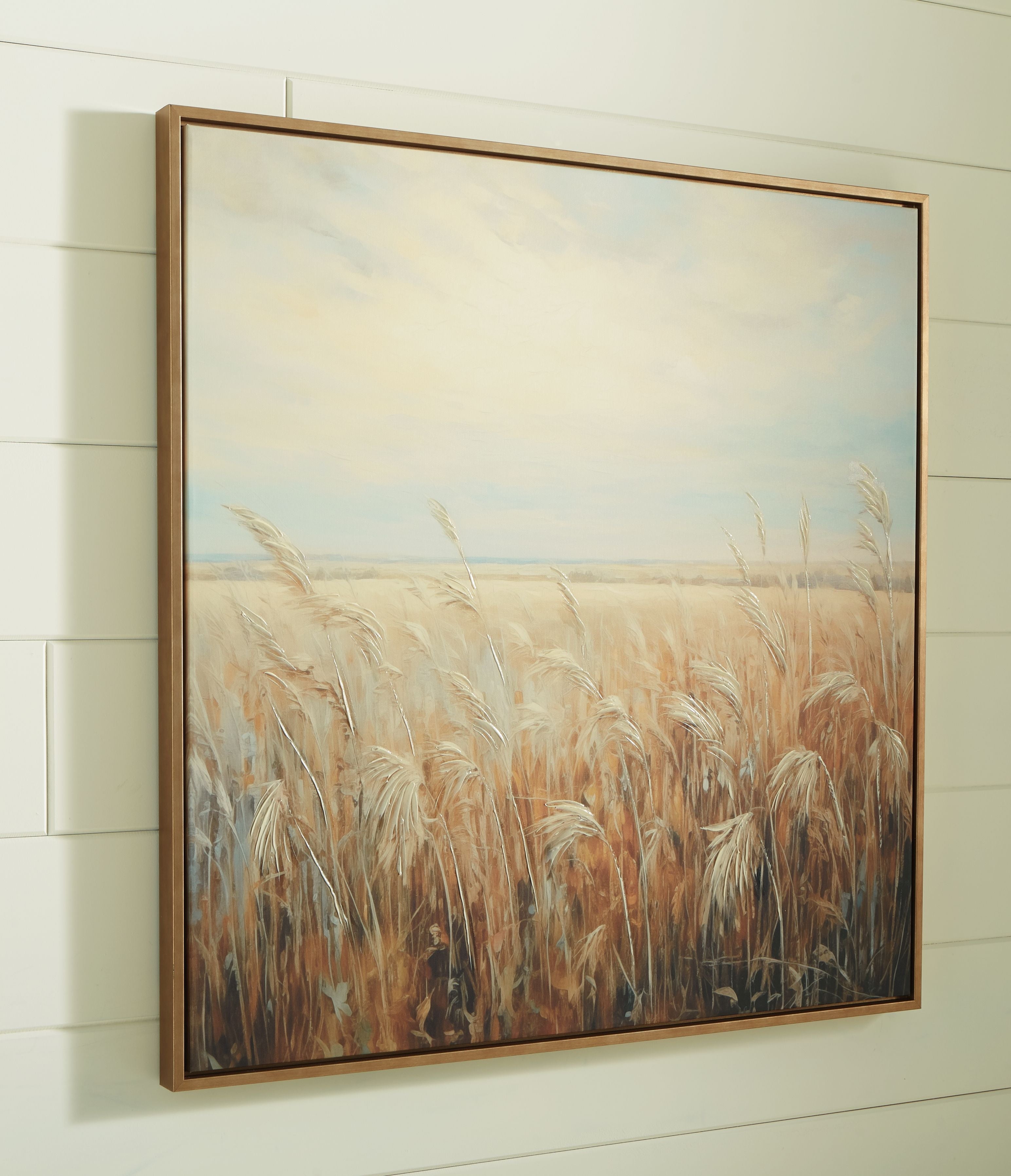Dallrick - Bleu / Beige - Décoration murale