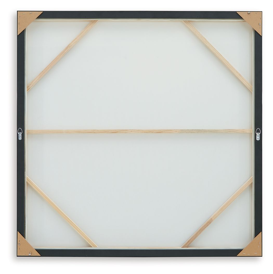 Dallrick - Bleu / Beige - Décoration murale
