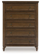 Sturlayne - Marron - Commode à cinq tiroirs