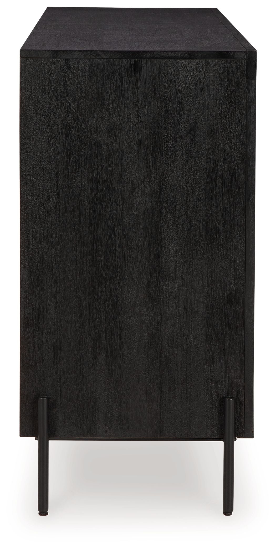 Vallisburg - Noir / Naturel - Meuble d'appoint