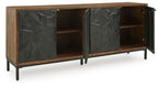 Dorannby - Noir / Brun - Armoire d'appoint