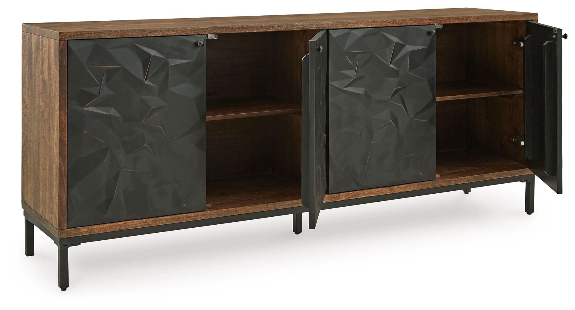 Dorannby - Noir / Brun - Armoire d'appoint