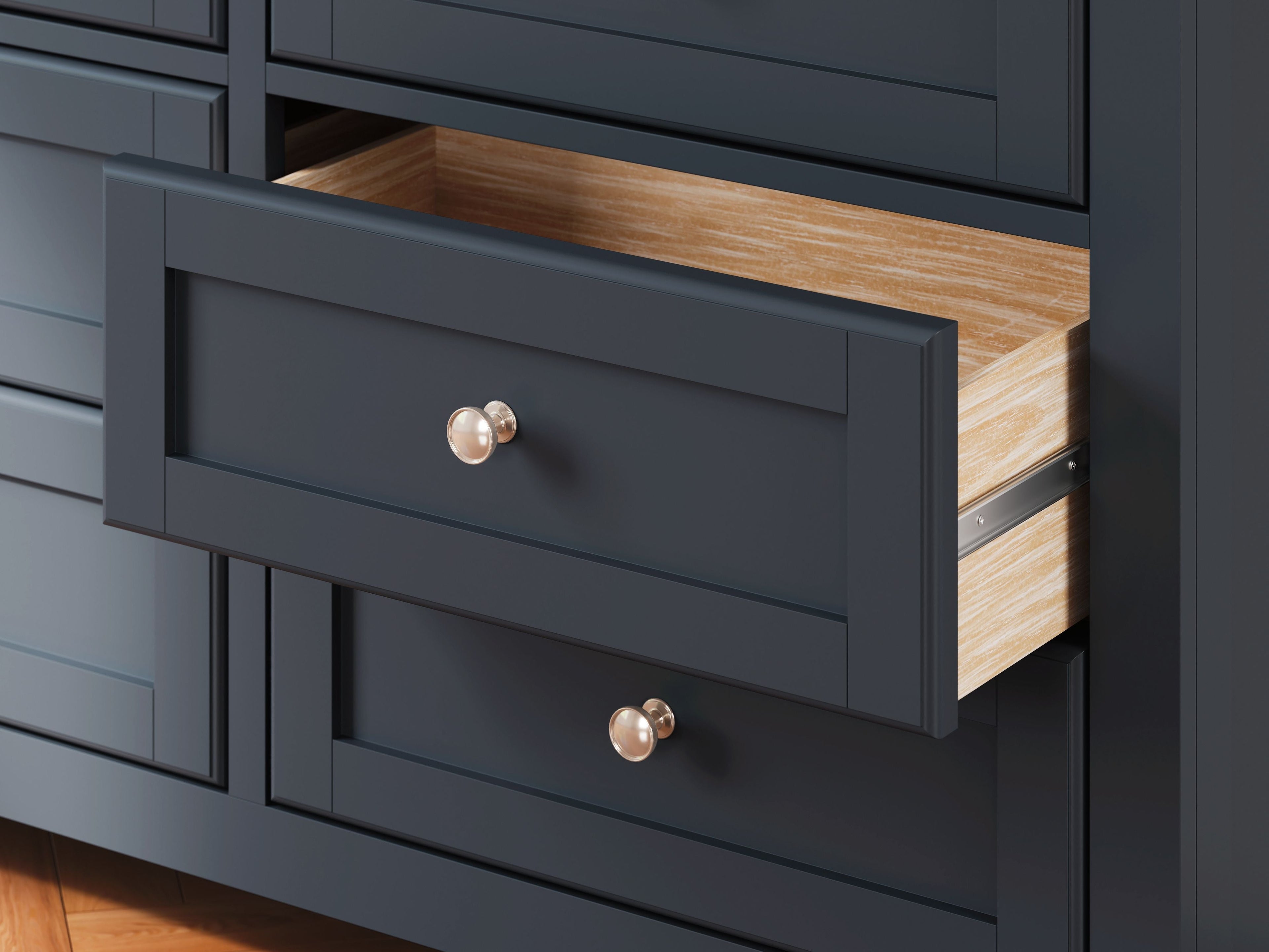 Landocken - Marron / Bleu - Commode