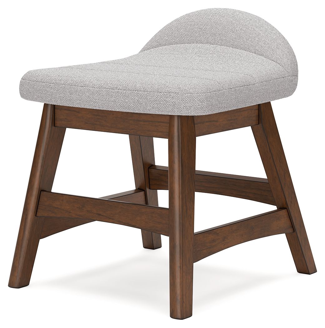 Lyncott - Gris clair / Marron - Chaise de bureau