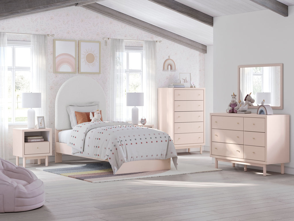 Wistenpine - Blush - Commode et miroir