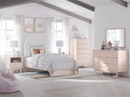 Wistenpine - Blush - Commode et miroir