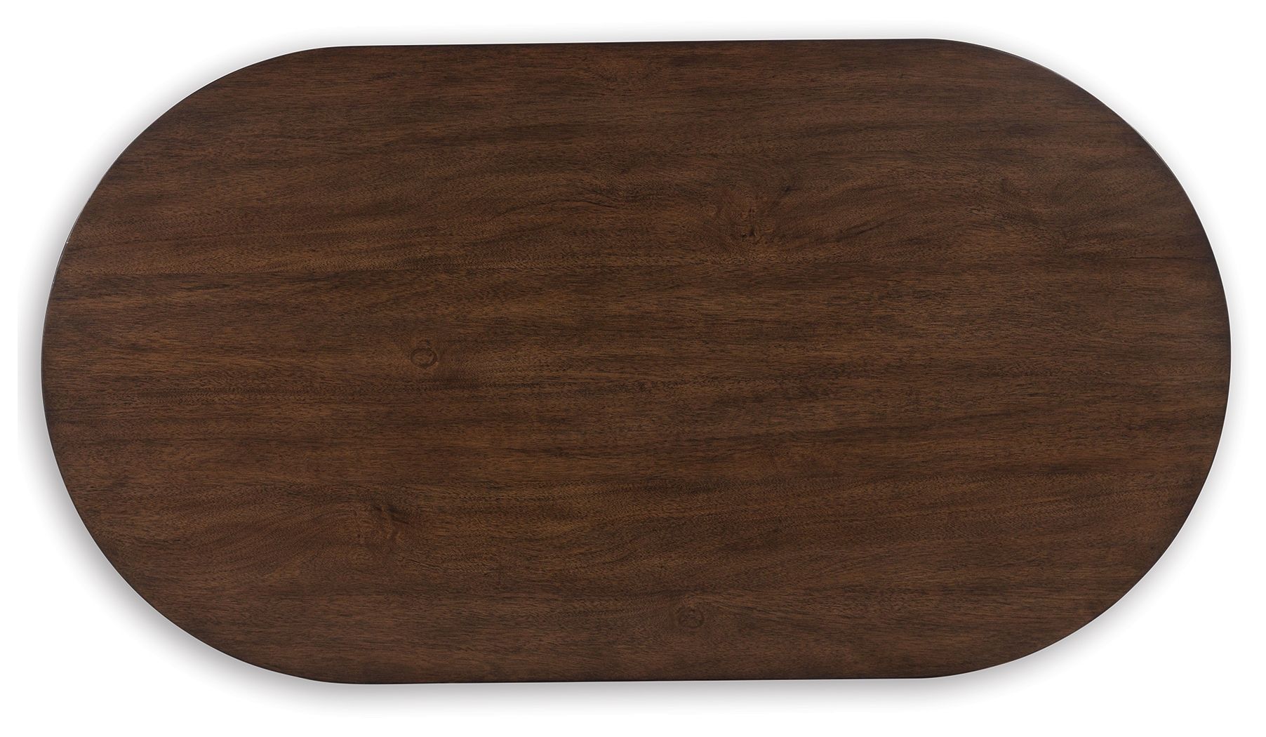 Korestone - Marron foncé - Table basse ovale