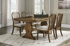 Sturlayne - Ensemble de table rectangulaire extensible