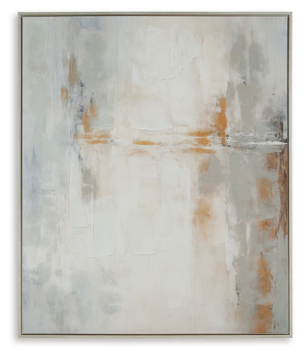 Vallrow - Gris / Ambre - Décoration murale