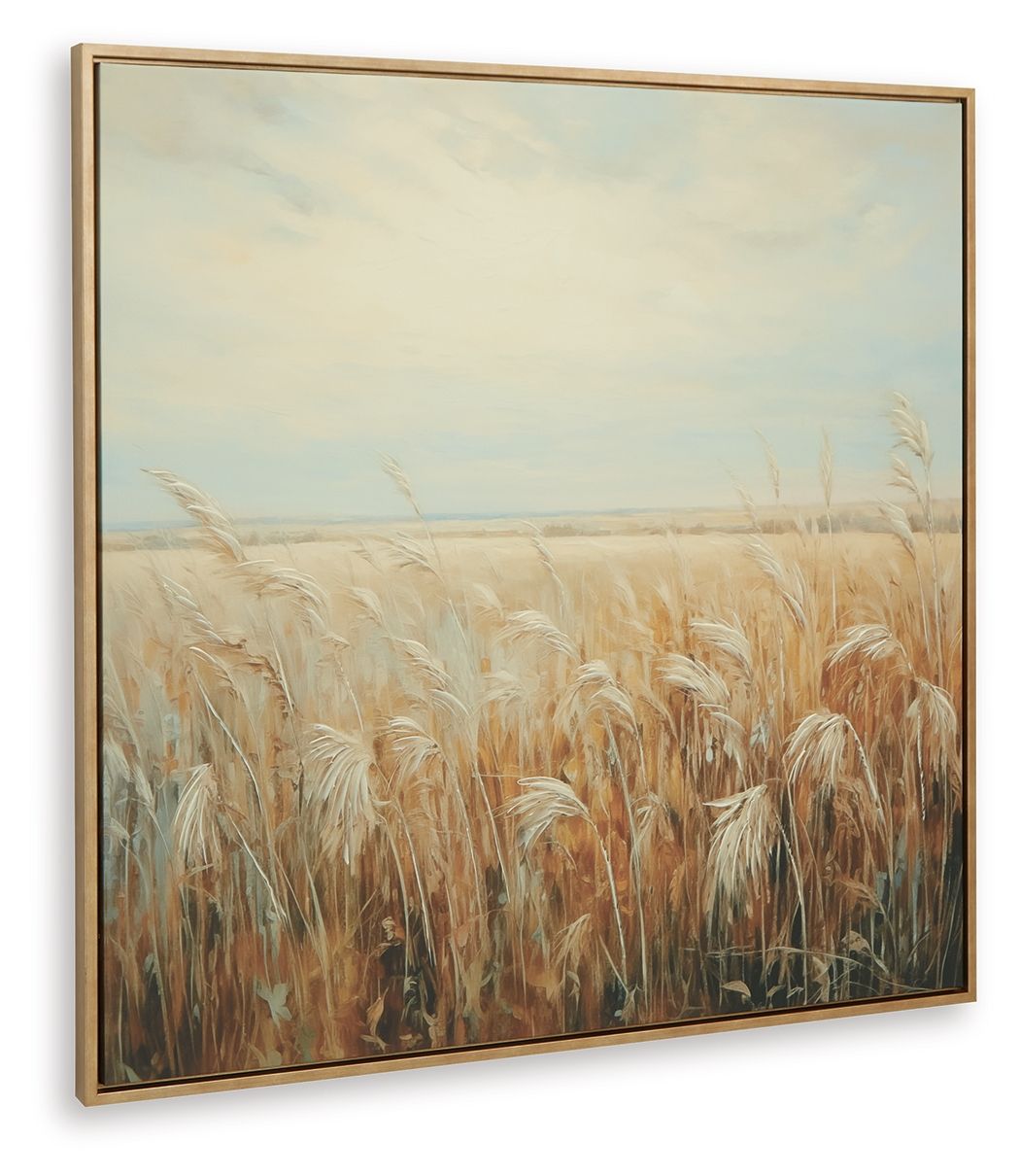 Dallrick - Bleu / Beige - Décoration murale