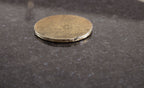Lemkins - Table d'appoint finition noire/or antique