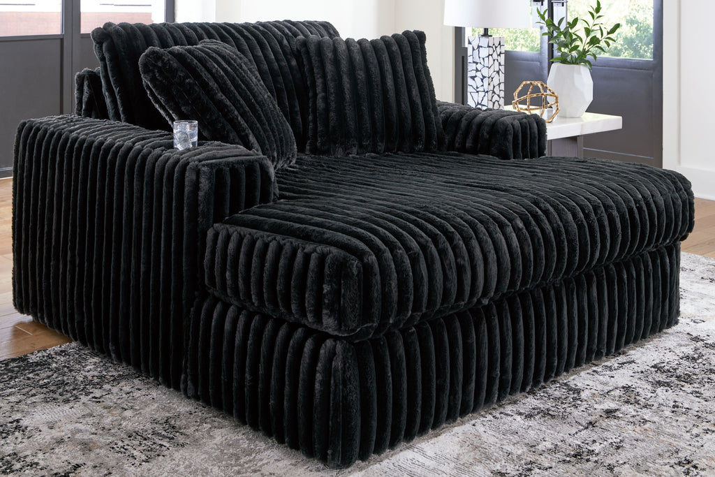 Midnight-madness - Onyx - Chaise longue surdimensionnée
