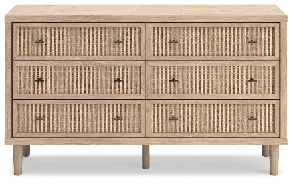 Cielden - Commode bicolore à six tiroirs
