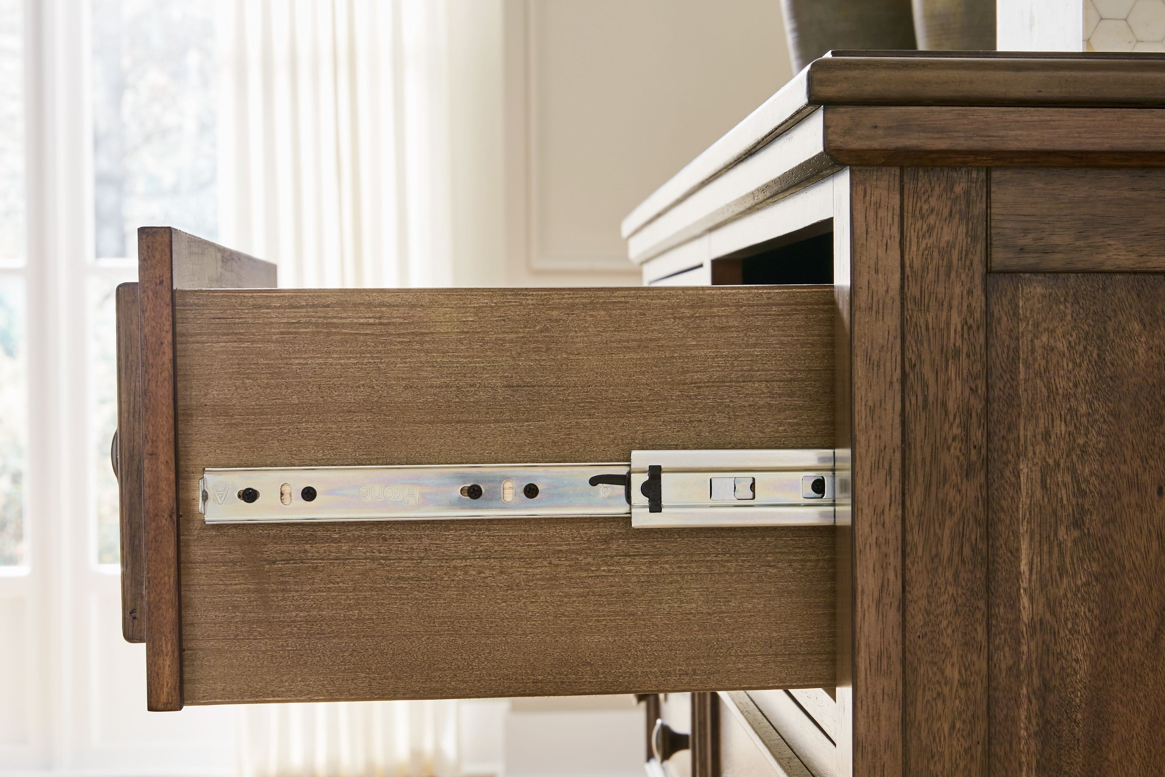 Sturlayne - Marron - Commode et miroir