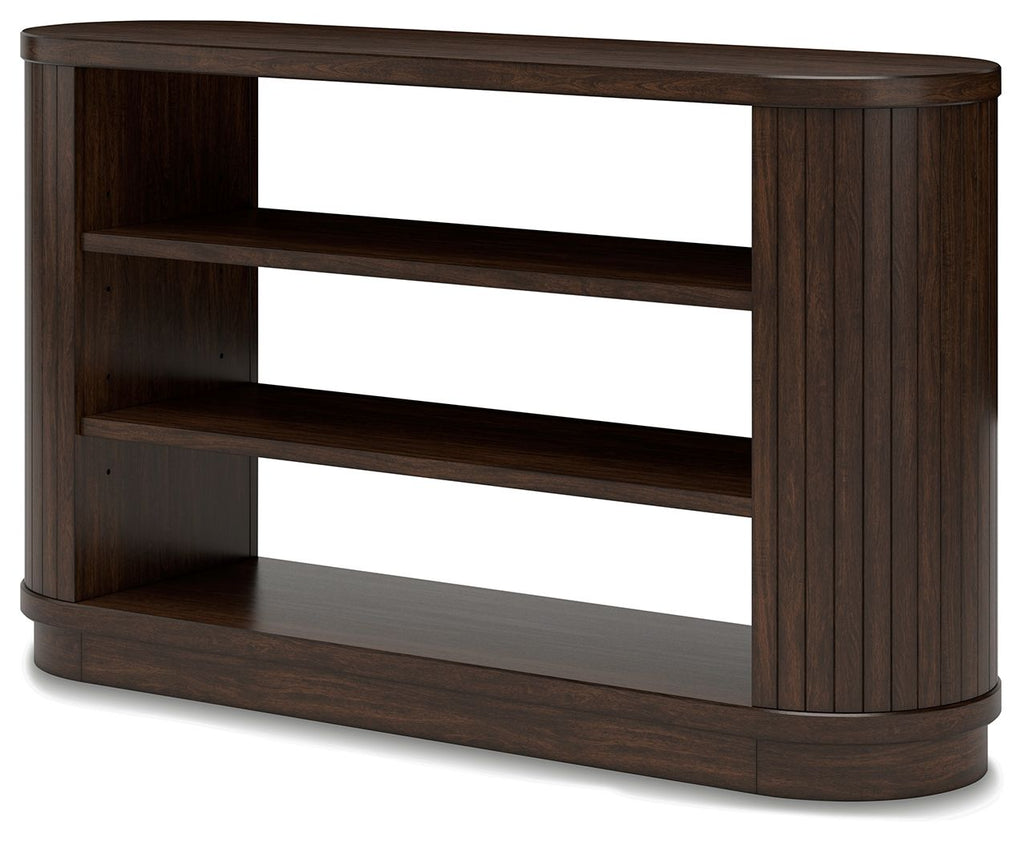 Korestone - Brun chaud - Ensemble 3 pièces - Bureau, chaise et crédence