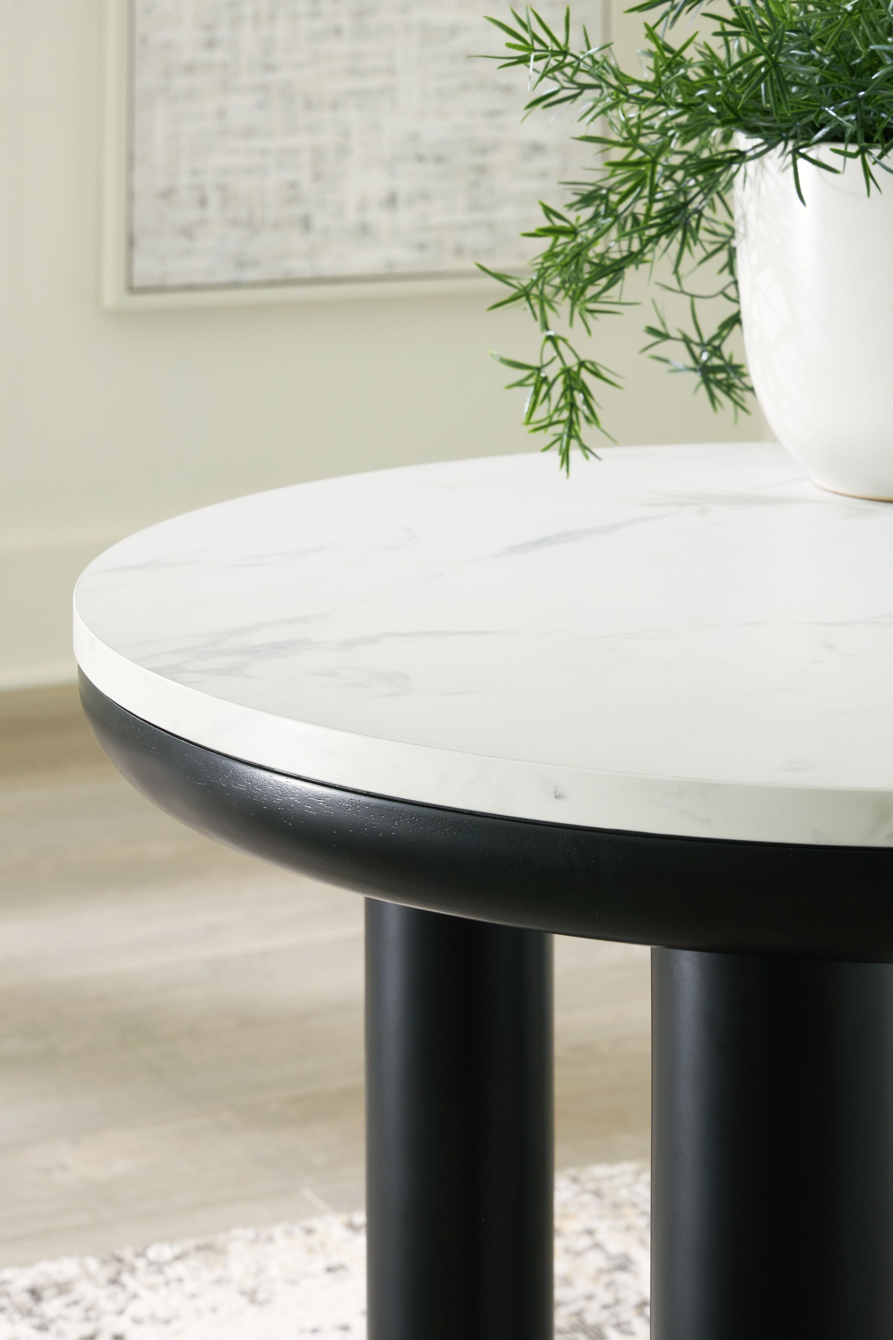 Xandrum - Noir / Blanc - Ensemble de tables d'appoint (lot de 3)