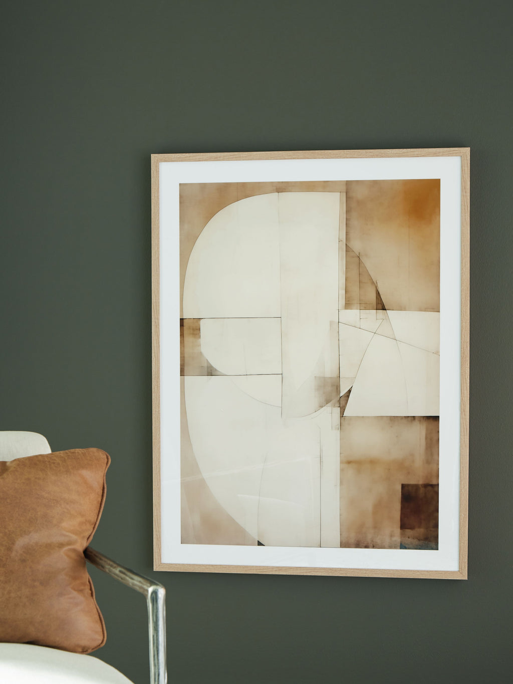 Corlain - Marron / Beige / Blanc - Décoration murale