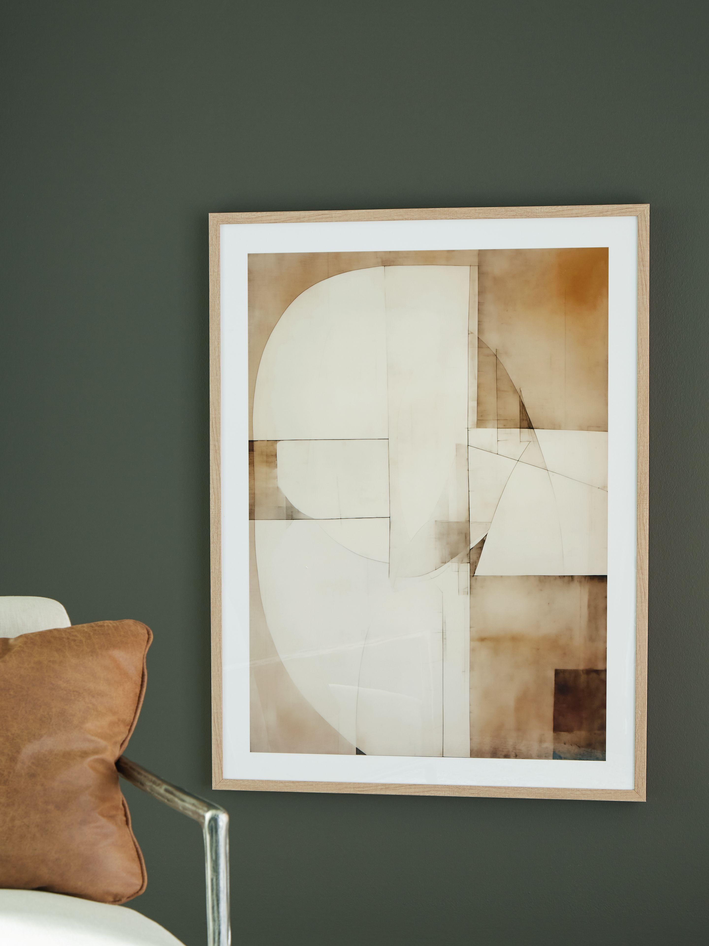Corlain - Marron / Beige / Blanc - Décoration murale