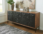 Dorannby - Noir / Brun - Armoire d'appoint