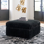 Midnight-madness - Onyx - Ottoman d'appoint surdimensionné