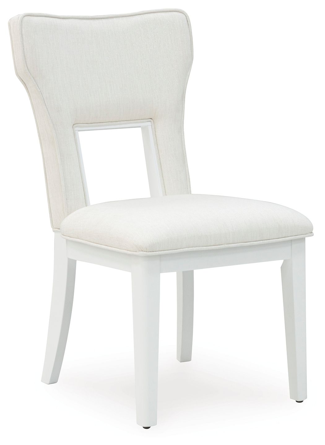 Chalanna - Blanc - Chaise de salle à manger rembourrée (lot de 2)
