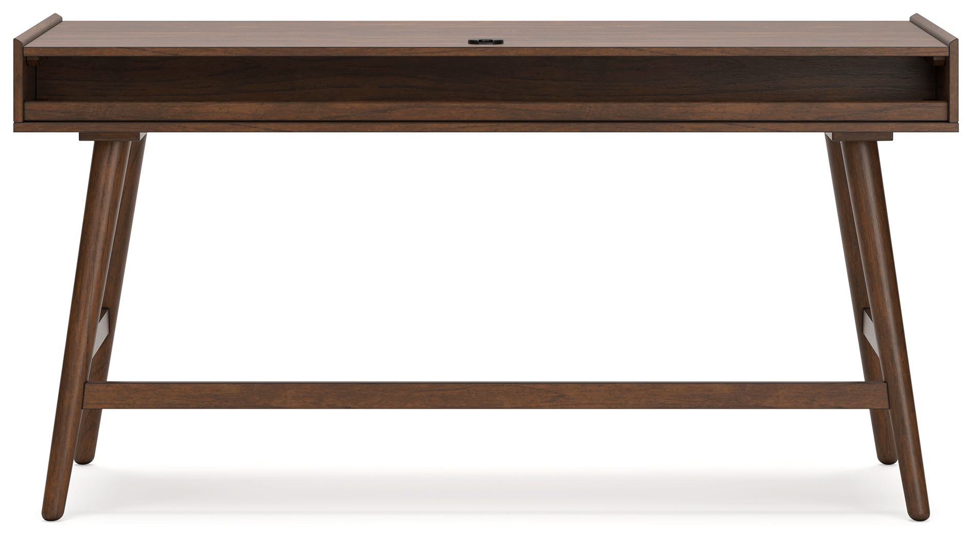 Lyncott - Marron - Ensemble 3 pièces - Bureau, chaise et bibliothèque